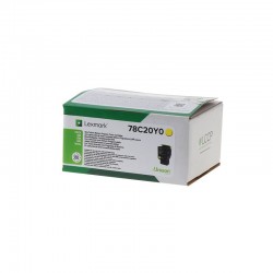 Lexmark CS421/CS521/CS622/CX421/CX522/CX622/CX625 Amarillo Cartucho de Toner Original