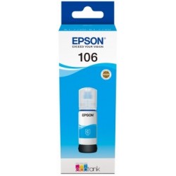 Epson 106 Cyan - Botella de Tinta Original C13T00R240