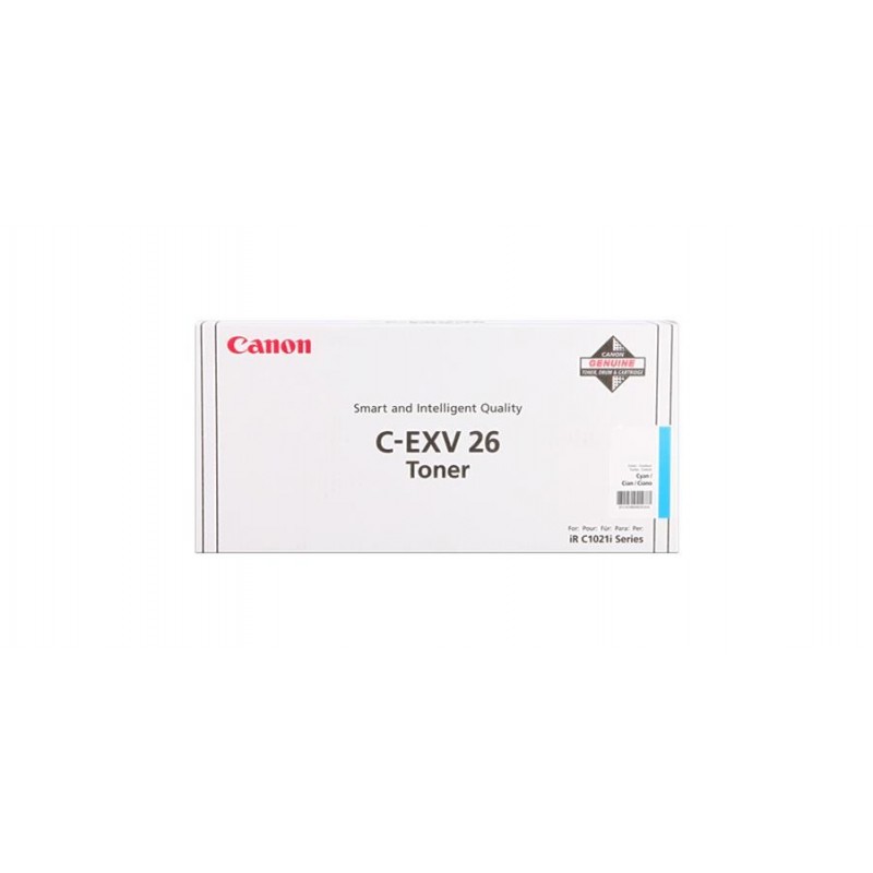 Canon C-EXV26 Cyan Cartucho de Toner Original - 1659B006 Canon C-EXV26 Cyan Cartucho de Toner Original - 1659B006